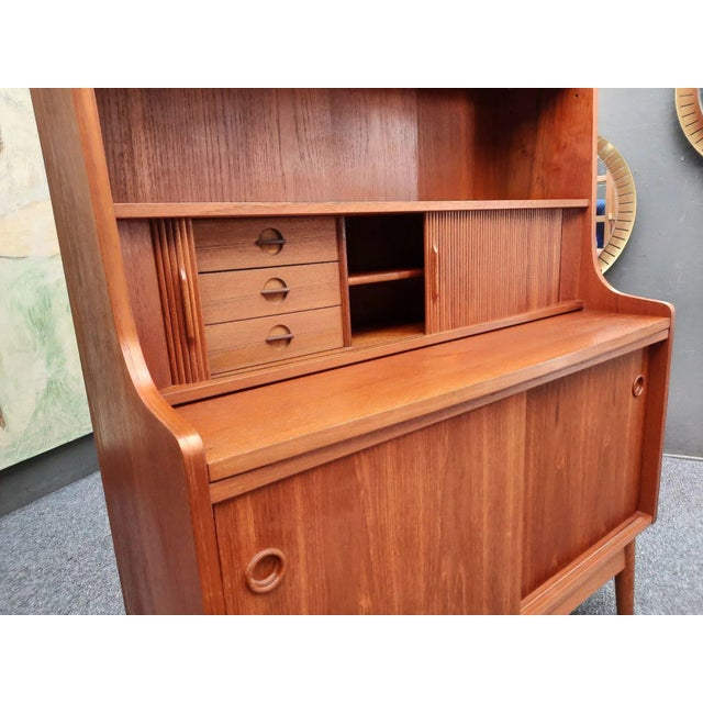 Danish Teak Office Secretary, 1960s For Sale - Image 6 of 17