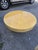 Light Yellow 1970's Round Goat Skin Coffee Table For Sale - Image 8 of 12