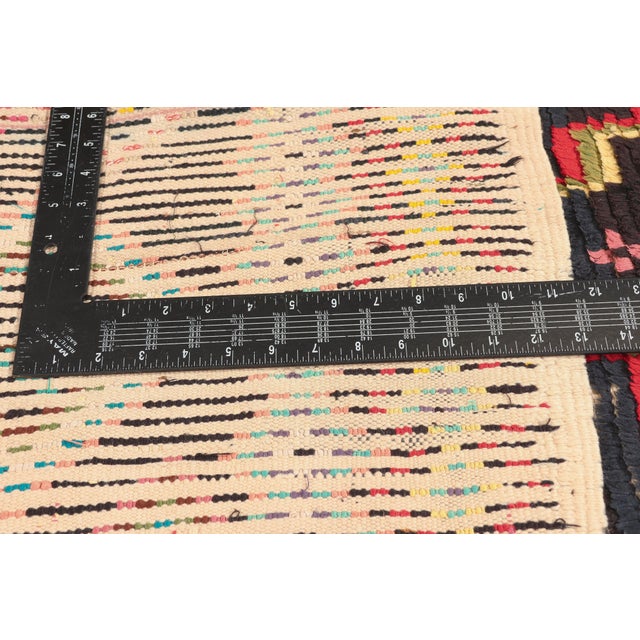 Textile Vintage Azilal Moroccan Rug, 04'00 X 07'01 For Sale - Image 7 of 10
