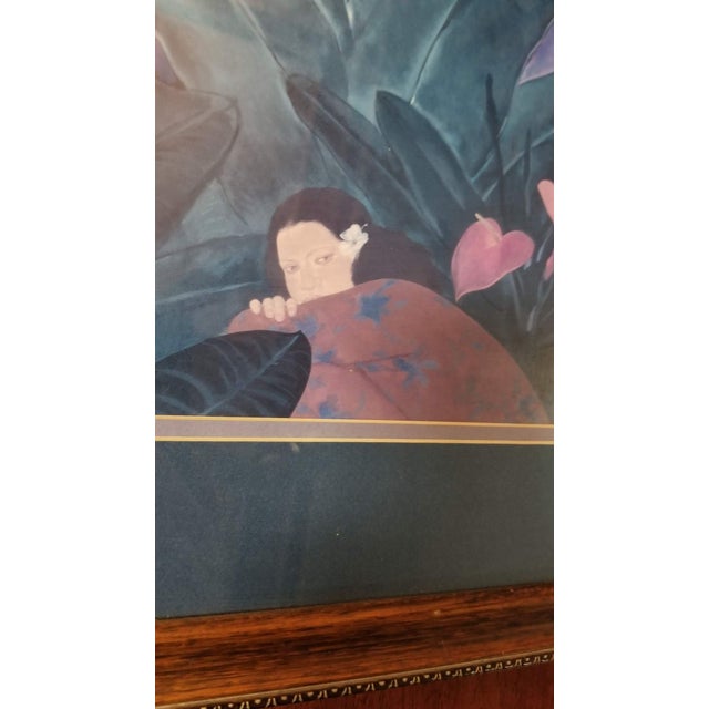 1980s "Women of Hawaii" Serigraph Art Prints by Pegge Hopper - Set of 4 For Sale - Image 11 of 11