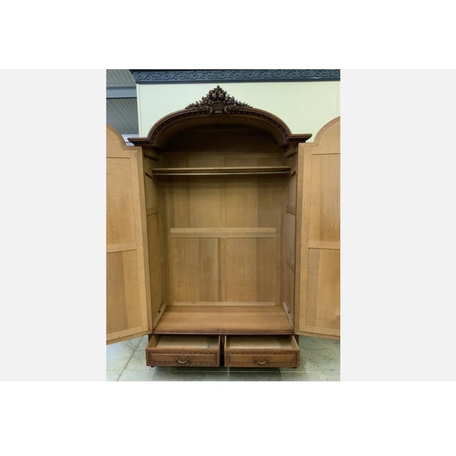 1910s Antique Art Nouveau Wardrobe, 1910 For Sale - Image 5 of 13