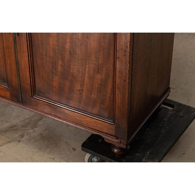 Large Antique English Mahogany Bookcase, 1870 For Sale - Image 14 of 18