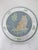 Lynn Chase Sitting Left Jaguar Jungle Cat Glass 8 1/4" Salad Plate Set of 2 For Sale - Image 12 of 12