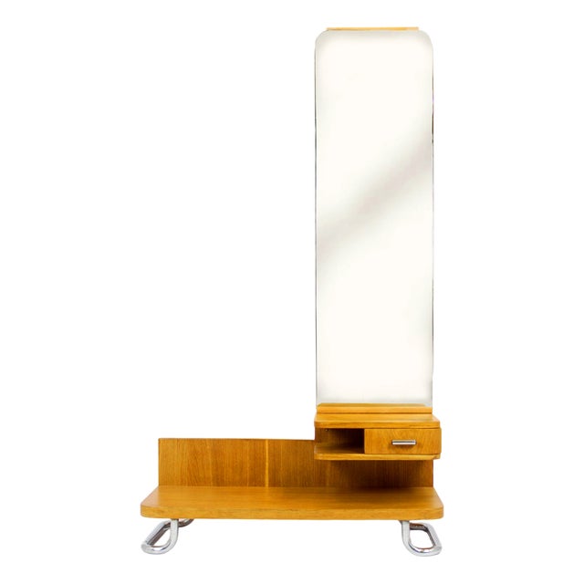 Bauhaus Chromed Tubular Steel Dressing Table, 1940s For Sale