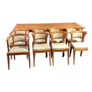 Vintage Leon Krier for Giorgetti Sella Magna 9-Piece Dining Set For Sale