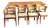Vintage Leon Krier for Giorgetti Sella Magna 9-Piece Dining Set For Sale
