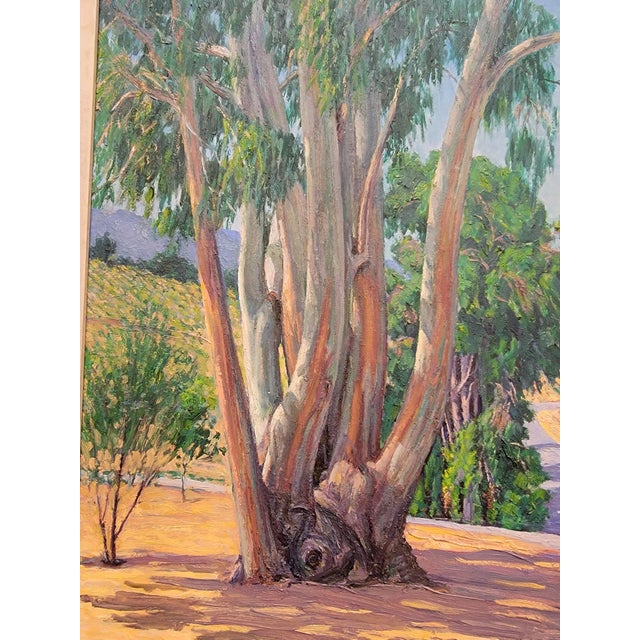 Plein Air California Landscape Painting by Robert F. Williams Dated 1954 For Sale - Image 4 of 6
