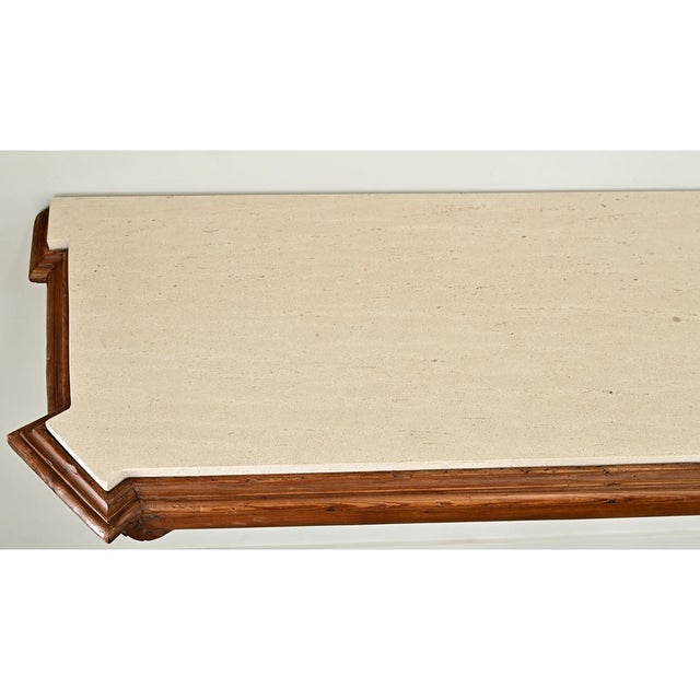 Portuguese Pair of 18th Century Pine Altar Consoles For Sale - Image 11 of 16