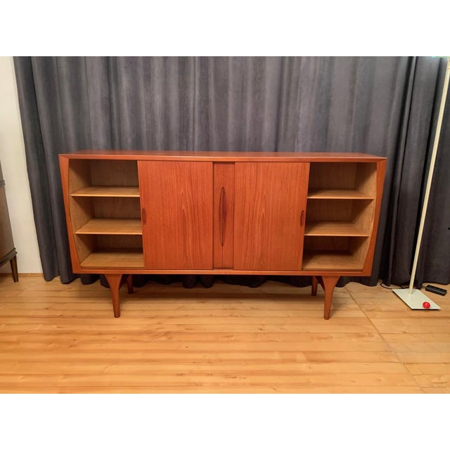 1960s Danish Highboard by Henning Kjaernulf for Bruno Hansen, 1960s For Sale - Image 5 of 18