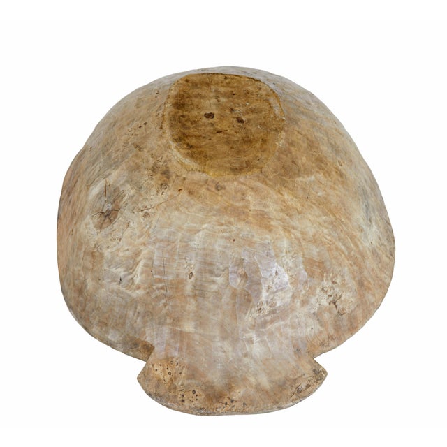 1900 - 1909 Large Early 20th Century Wooden Bowl, 1900s For Sale - Image 5 of 8