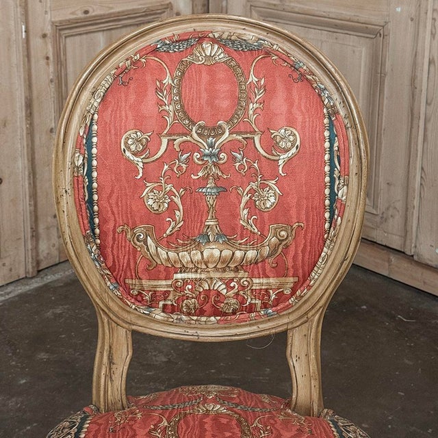 Set of 8 French Louis XVI Fruitwood Dining Chairs Includes 2 Armchairs For Sale - Image 16 of 18