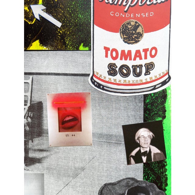 Paper Andy Warhol Inspired Original Fine Art Print No. 2 For Sale - Image 7 of 10