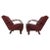 Textile Set of Armchairs by Jindrich Halabala, 1950s For Sale - Image 7 of 7