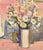 Janis Krontals, Still Life with Dasies, 1960s, Oil Painting on Canvas, in Good conditions. Designed 1960 to 1969 This...