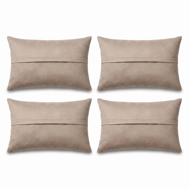 Turkish Lumbar Kilim Pillow Cover 16'' X 24'' - Set of Four For Sale - Image 4 of 4