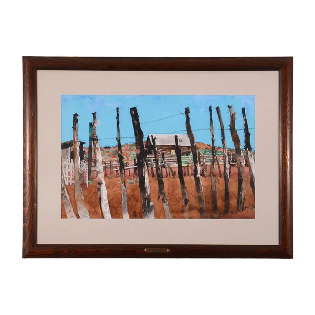 Paint Don Weller "Robber's Roost" Watercolor Painting For Sale - Image 7 of 7