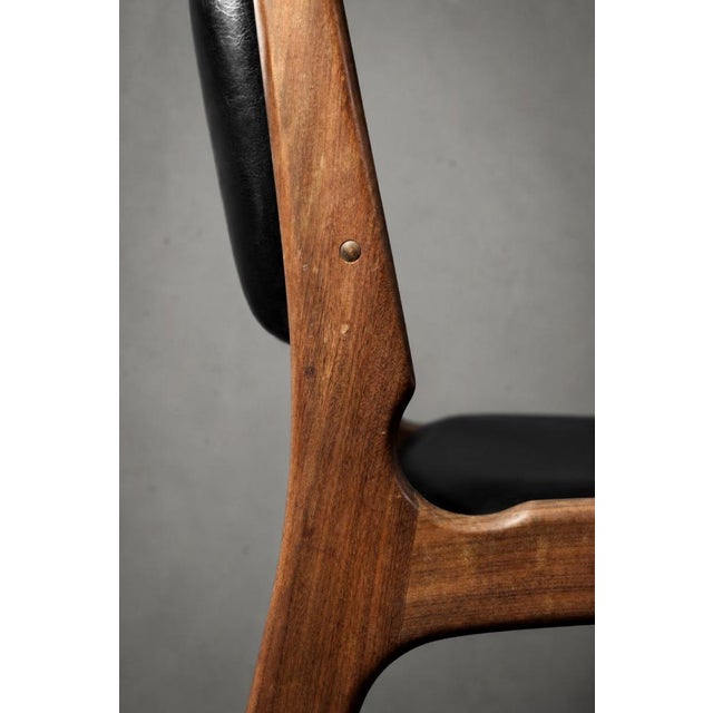 Black Mid-Century Modern Danish Teak Model 89 Armchair by Erik Buch for Anderstrup Møbelfabrik, 1950s For Sale - Image 8 of 18