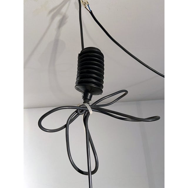 Metal Gold-Plated Pendant Lamp from Skipper, 1970 For Sale - Image 7 of 8