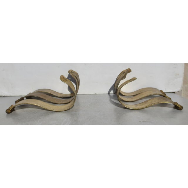 Metal Antique Napoleon III Curtain Hold Back --a Set of 6 For Sale - Image 7 of 11