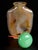 Amber Fine Chinese Agate "Sleeve" Snuff Bottle – Compressed Spade Form For Sale - Image 8 of 8
