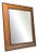 Vintage Mirror with Ribbed Frame For Sale