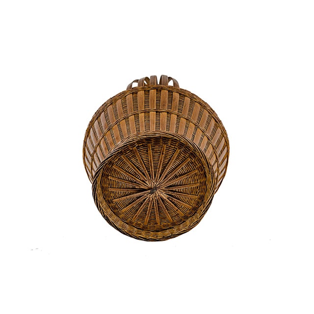 Brown Vintage Chinese Wedding Basket For Sale - Image 8 of 12
