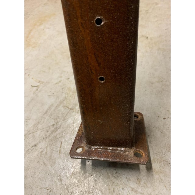 Hand Welded Decorative Steel Railing With Leafy Design Made in Detroit, Mi, Usa For Sale - Image 17 of 18