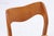 Wood Vintage Teak Dining Chairs by Niels Otto Møller for JL Møllers, Set of 2 For Sale - Image 7 of 16