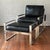 Chrome Frame Lounge Chair & Ottoman in the Manner of Milo Baughman For Sale - Image 9 of 9