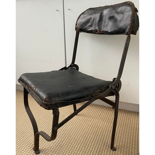 Circa 1920s French Jump Seat For Sale - Image 9 of 10