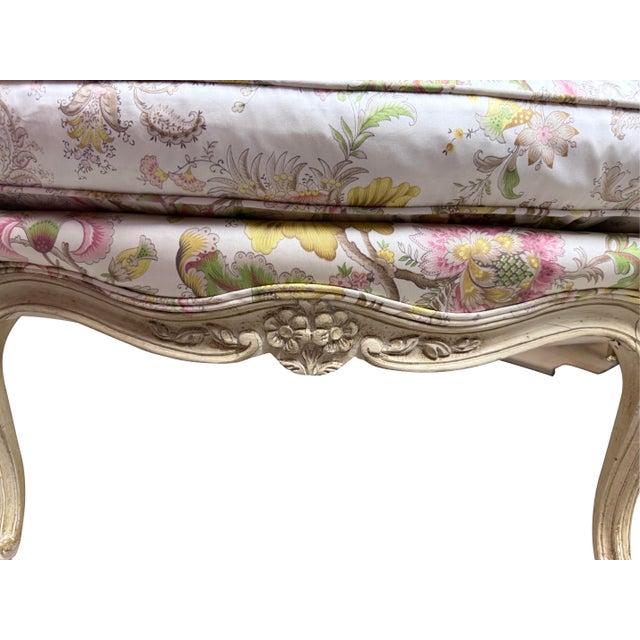 Wood Vintage Louis XV Canapé Sofa by Yale R. Burge For Sale - Image 7 of 12