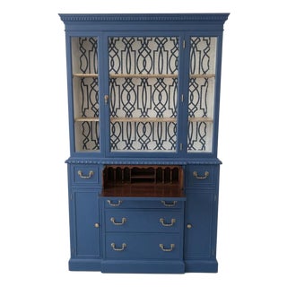 Exquisitely Restored Secretary Desk With Hutch, C. Early 20th Century For Sale