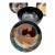 Vintage Signed “Kihachi” Japanese Lacquer Gold Makie, Hokusai Fuji Scenes Soup Bowl Set With Lids With Original Wooden Box - Set of 5 For Sale