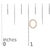 Early 21st Century 10K Yellow Gold 1/10 Cttw Diamond 'O' Initial Stud Earring For Sale - Image 5 of 5