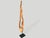 Contemporary Andrianna Shamaris Minimalist Mahogany Wood Sculpture For Sale - Image 3 of 6