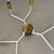 Large Brass Italian Cubic Sputnik Ceiling Light Flush Mount in the manner of Stilnovo, Gio Ponti, Italy, 1960s For Sale - Image 15 of 18
