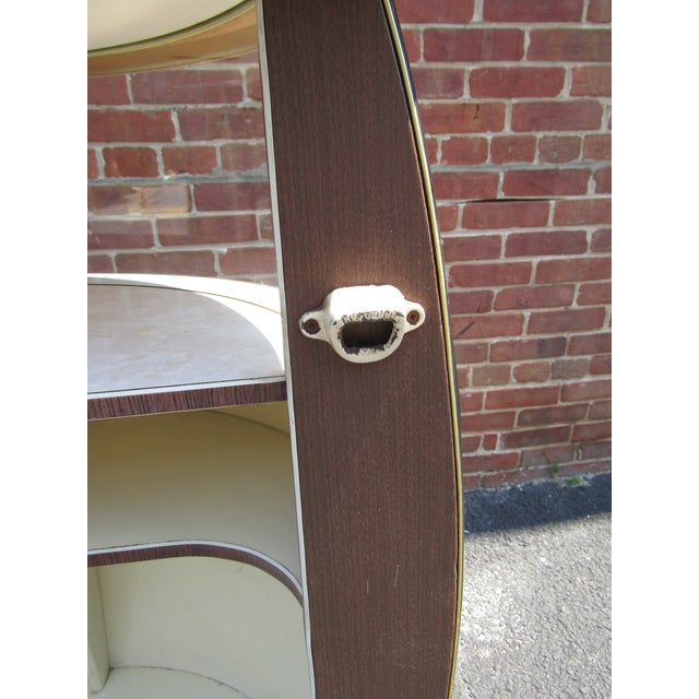 English Retro Mid Century Kitch Barrel Bar 1950s For Sale - Image 6 of 11