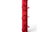 Vintage Red Six-Hook Wall Coat Rack from Kartell, Italy For Sale - Image 4 of 7