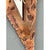 Vintage Post Modern Copper Triangle Wall Mirror For Sale - Image 9 of 12