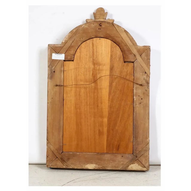 Louis XIV Carved Walnut Mirror For Sale - Image 4 of 5