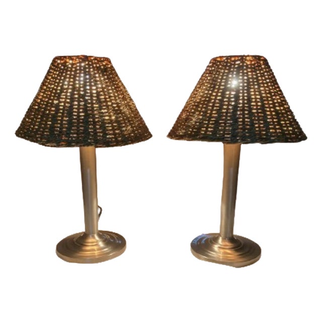 Vintage Table Lamps, 1990s, Set of 2 For Sale