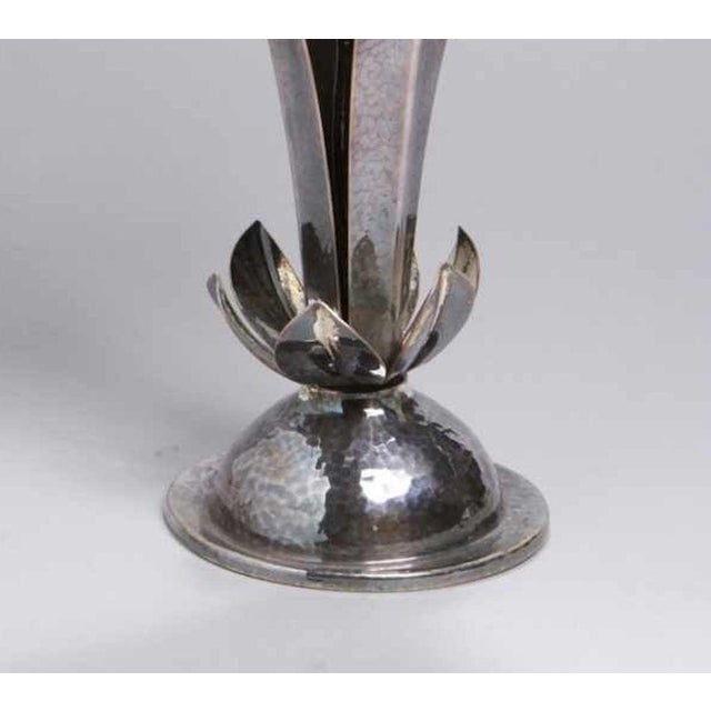 Metal chandelier by Electro-Plated-Waren-Fabrik is an original artwork realized in the 1920s. Early 20th Century Original...