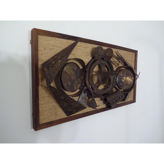 Brutalist Metal Wall Panels by Henrik Horst, Denmark, 1960s, Set of 2 For Sale - Image 6 of 16
