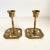 Vintage Chinese Character Brass Candlestick Holder A Pair A unique pair of candle holders, great to add to a bookshelf or...