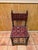 Mid 20th Century Spanish Set of Six Interlaced Leather Wooden Chairs For Sale - Image 10 of 12
