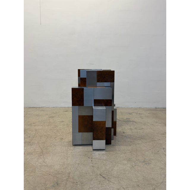 1970s Original Paul Evans Cityscape Dining Table or Console Table Base, 1970s For Sale - Image 5 of 18