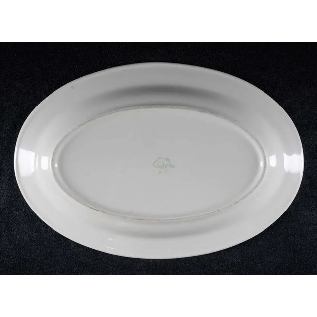 1940s Buffalo China Restaurant Ware A11 White Oval Plate Chairish