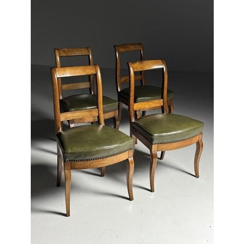 French Dining Chairs, Set of 5 For Sale - Image 4 of 16