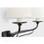 Amalfi 15" Double Sconce in Waxed Black with Linen Shades Designer: Chapman & Myers Finish: Waxed Black Height: 15.25"...