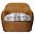 Ali Chair in Stained Rattan with Plywood and HR Foam by Popus Editions For Sale - Image 9 of 9